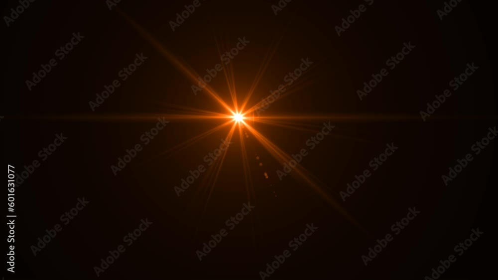 Optical lens flare effect on black background Optical lens flare effect on black background