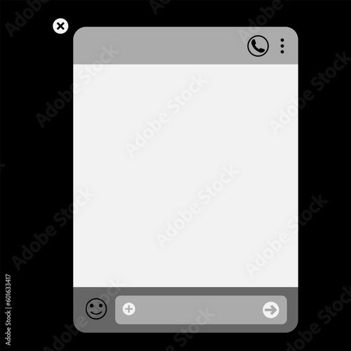 Pop-up window. User help online. Chat bot virtual assistant via messaging. Customer support. Modern blank template vector illustration.