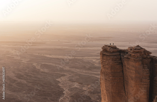 landscape in the fog