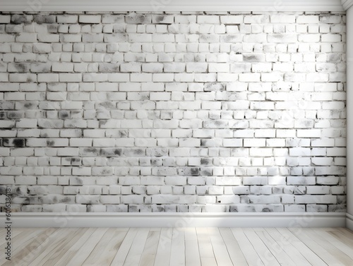 White Bricks Background