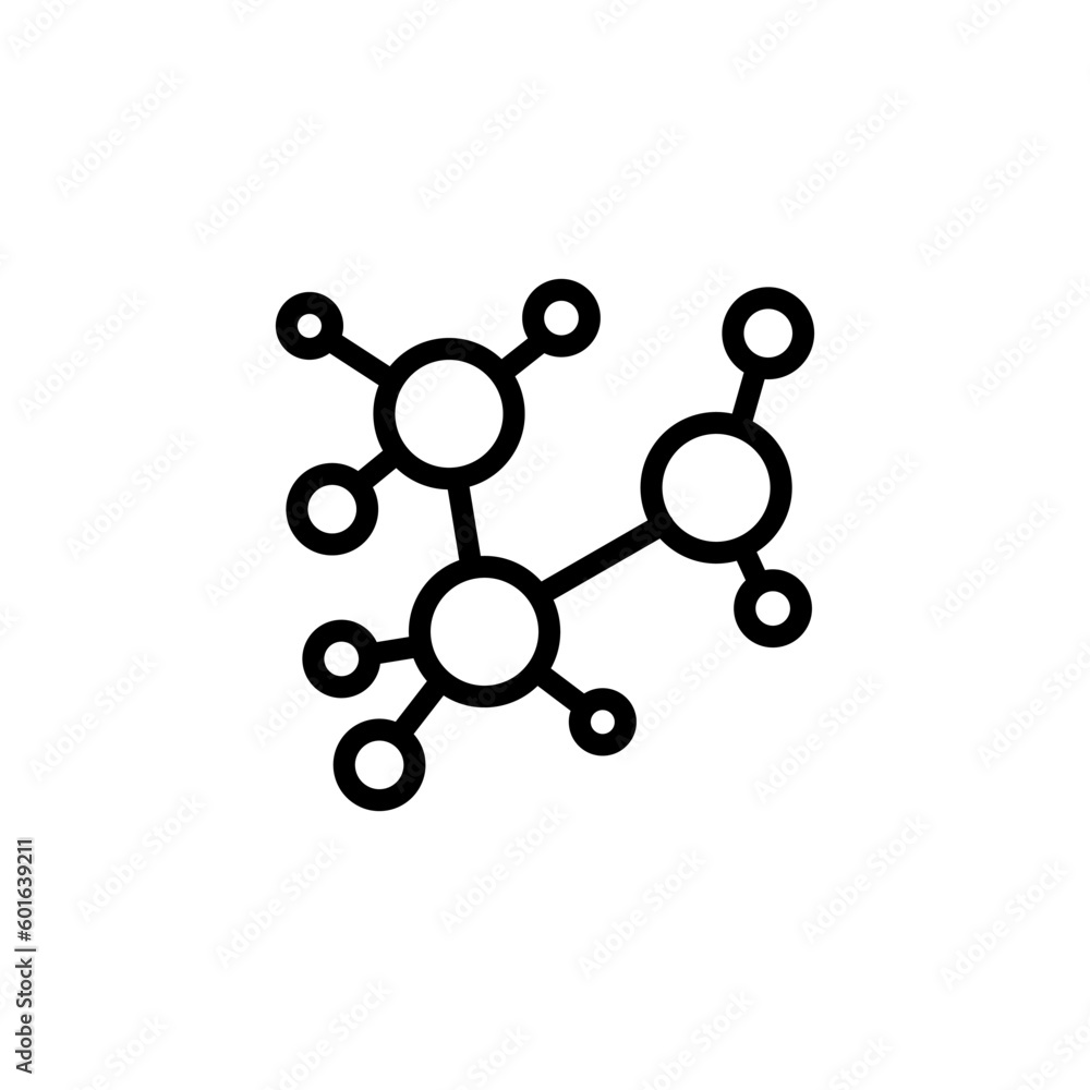 molecule sign symbol vector molecule sign symbol vector