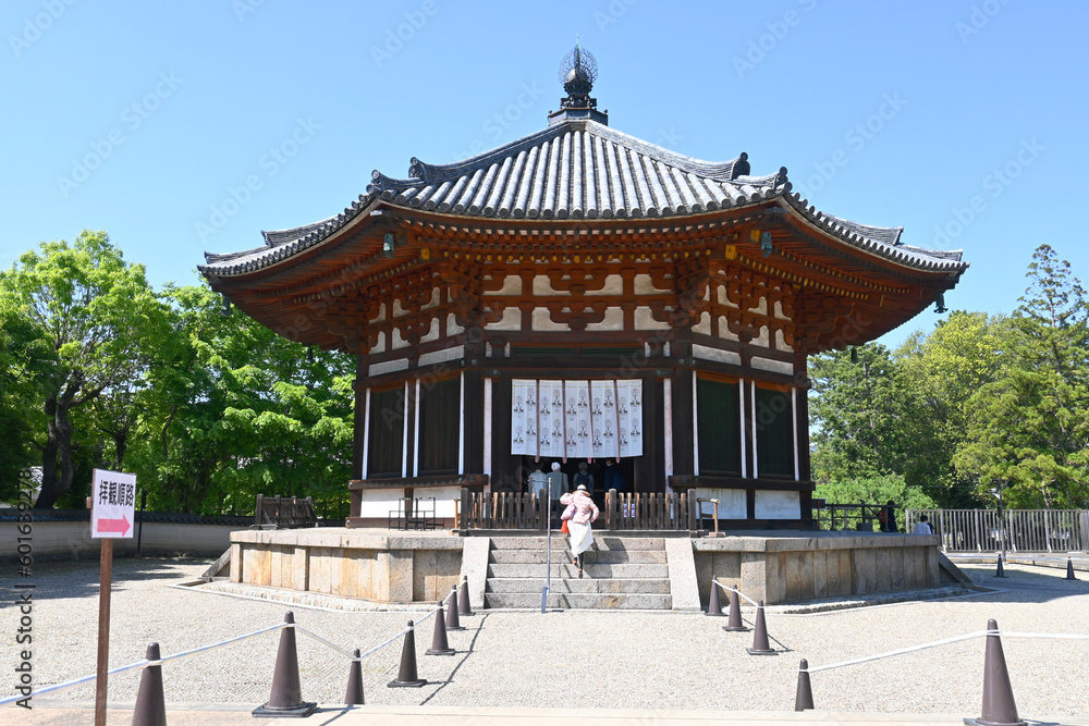奈良市の世界文化遺産興福寺 国宝北円堂
