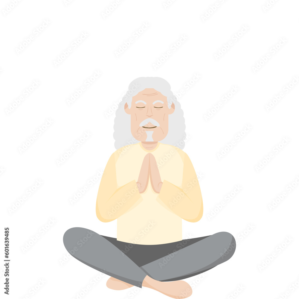 The Elderly People Old Man Yoga Pose Meditation Relaxed Body
The Elderly People Old Man Yoga Pose Meditation Relaxed Body