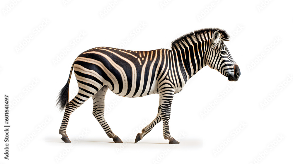 Obraz premium 美しい白黒模様のシマウマの姿