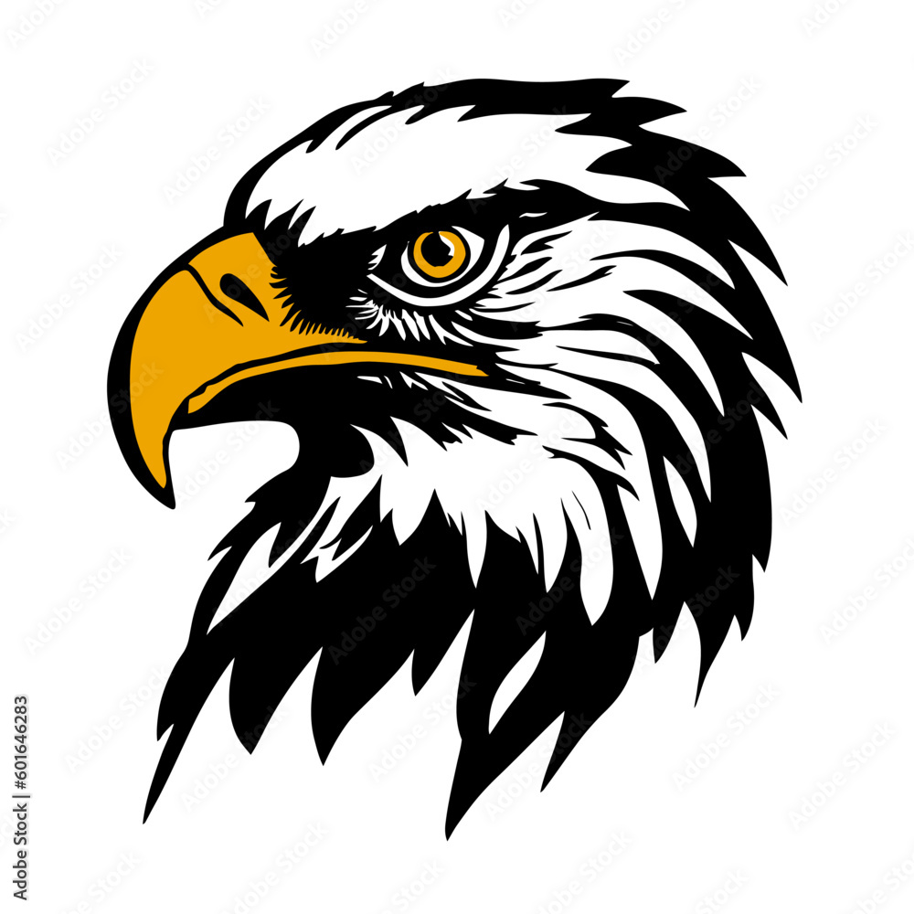 Obraz premium eagle head with good quality design vector illustration