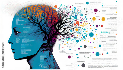 human brain mind map tree