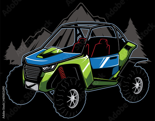 UTV Side by Side Mascot