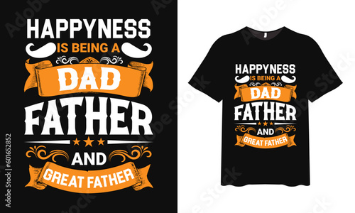 Father s Day T-Shirt Design. Vector graphic design.