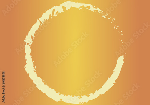 Fondo cálido de degradado naranja y amarillo con marco.