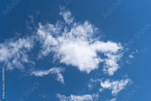 Background material of blue sky and white clouds