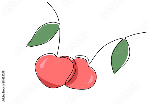 Cherry continuous one line ...