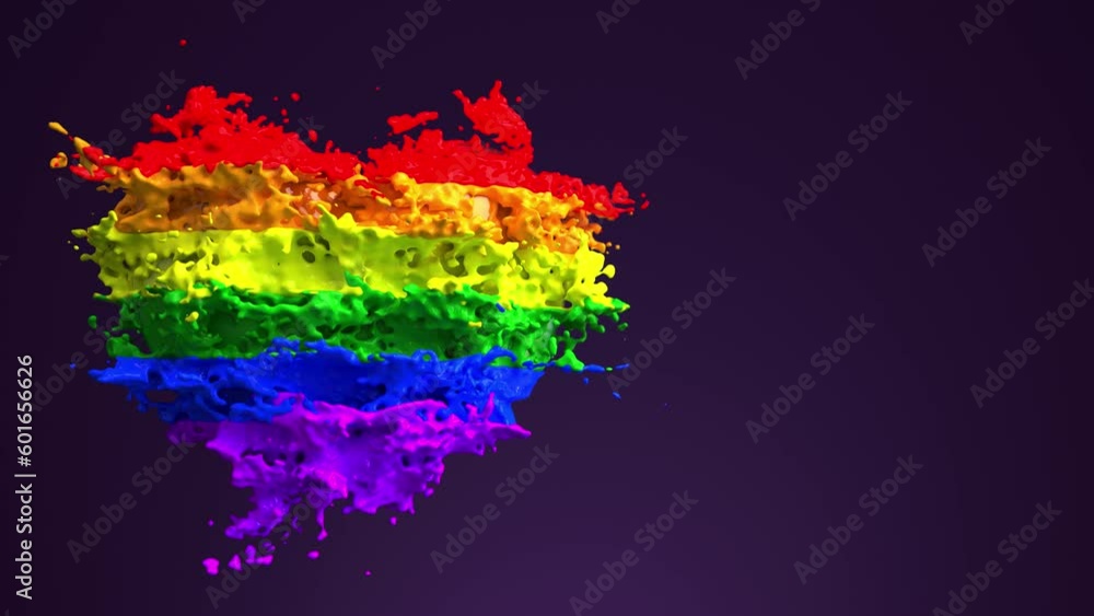 4k video of the Rainbow heart. Prores 4444. 4k video of the Rainbow heart. Prores 4444.
