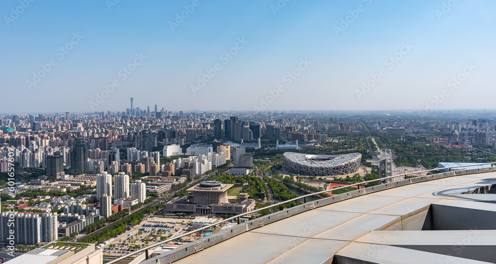 Olympic Tower Observation Deck Beijing National Stadium Bird's Nest