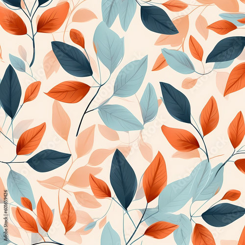 Light Beauty Floral Pattern Background Illustration