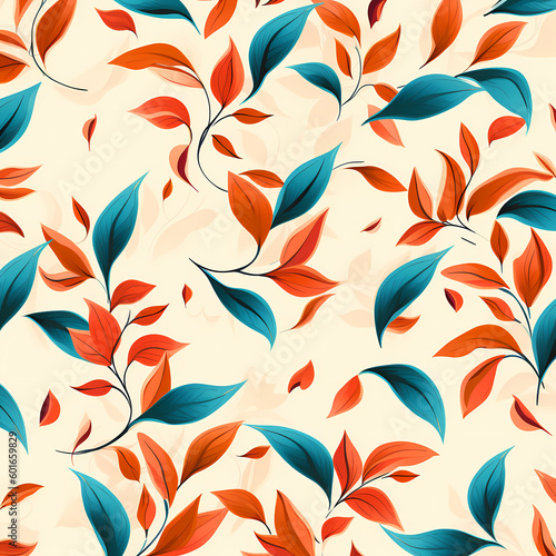 Light Beauty Floral Pattern Background Illustration