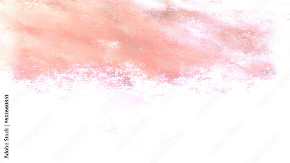 watercolor orange peach and white abstract background - NO AI