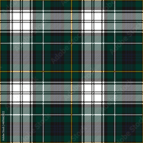 Campbell dress modern tartan plaid. Scottish pattern fabric swatch close-up.  photo
