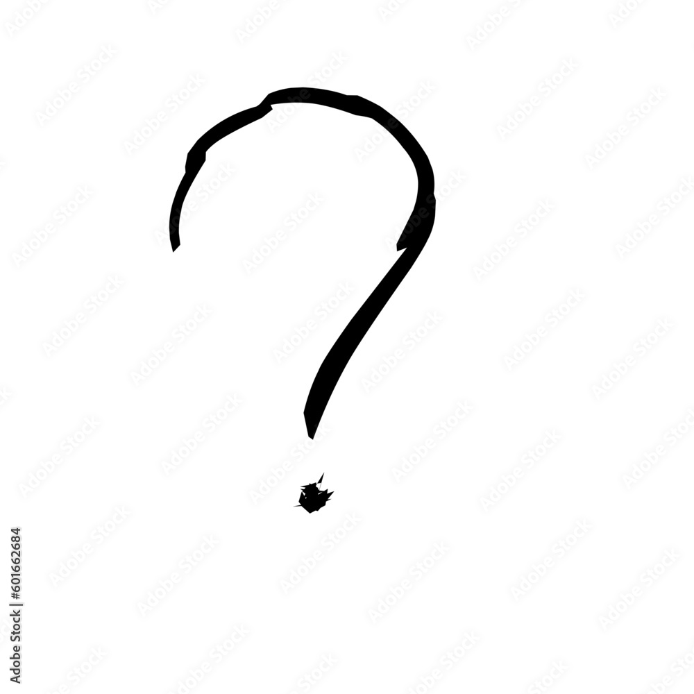 Hand drawn question mark Hand drawn question mark