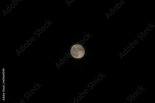 full moon in the night sky