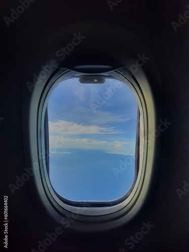 view from airplane window © Rivena