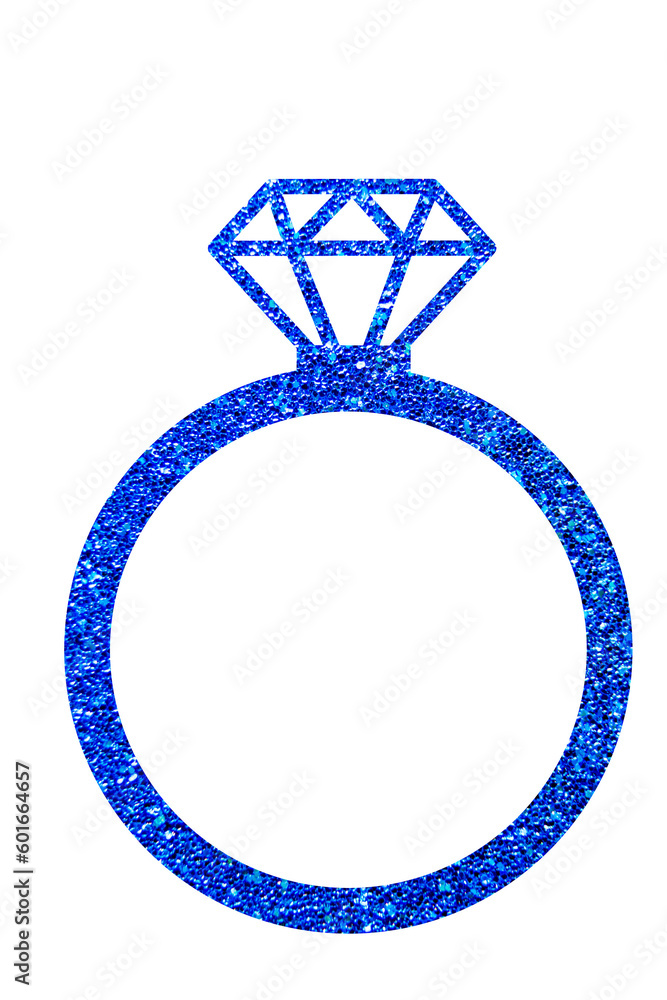 Blue Ring Diamond Glitter icon Blue Ring Diamond Glitter icon
