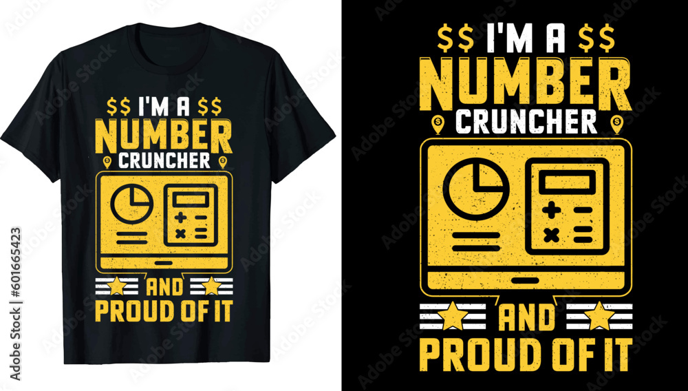 Accountant T-Shirt design Accountant T-Shirt design