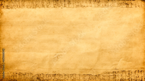アンティーク風の古い紙の背景　Generative AI