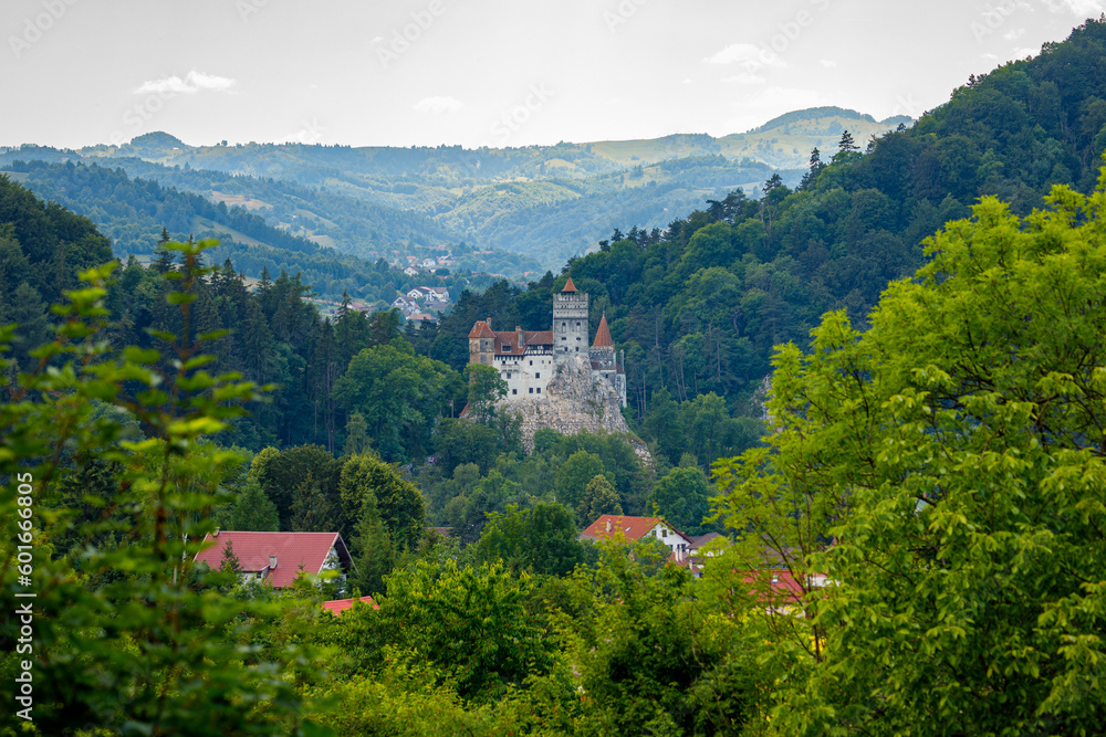 The Bran Castle of Dracula in Romania	
