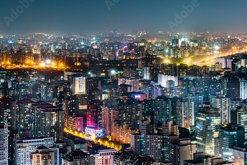 beijing city night city scenery © 文普 王