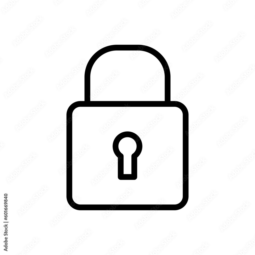Padlock icon vector design templates Padlock icon vector design templates