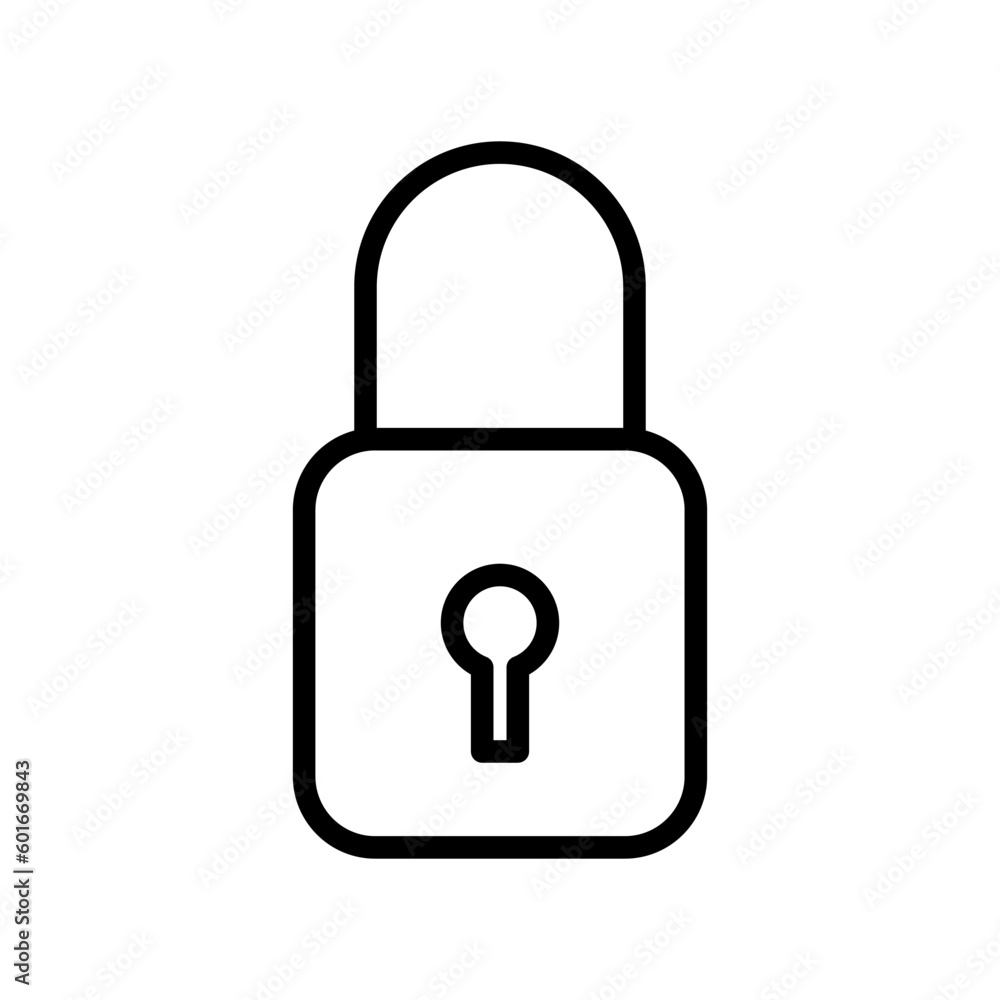 Padlock icon vector design templates Padlock icon vector design templates