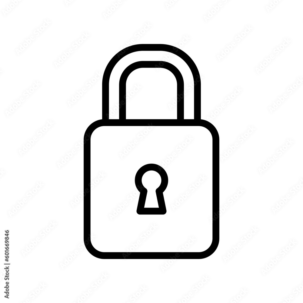 Padlock icon vector design templates Padlock icon vector design templates