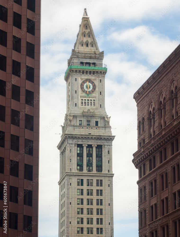 The Custom House Tower in Boston Massachusetts