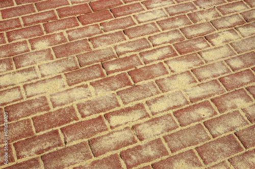 Sand on Brick at Salem Maritime National Historic Site in Massachusetts