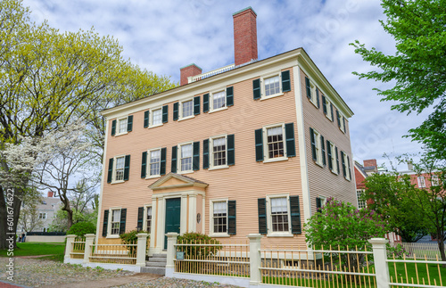 Historical House at Salem Maritime National Historic Site in Massachusetts
