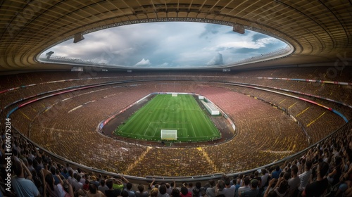  Energetic Women's Soccer World Championship Final in Overflowing Stadium
