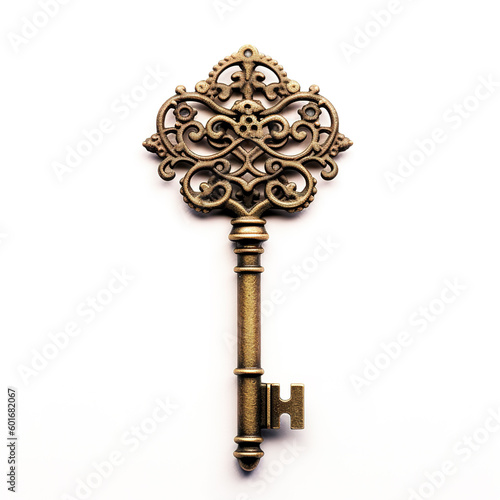 Steampunk key, Ai generated