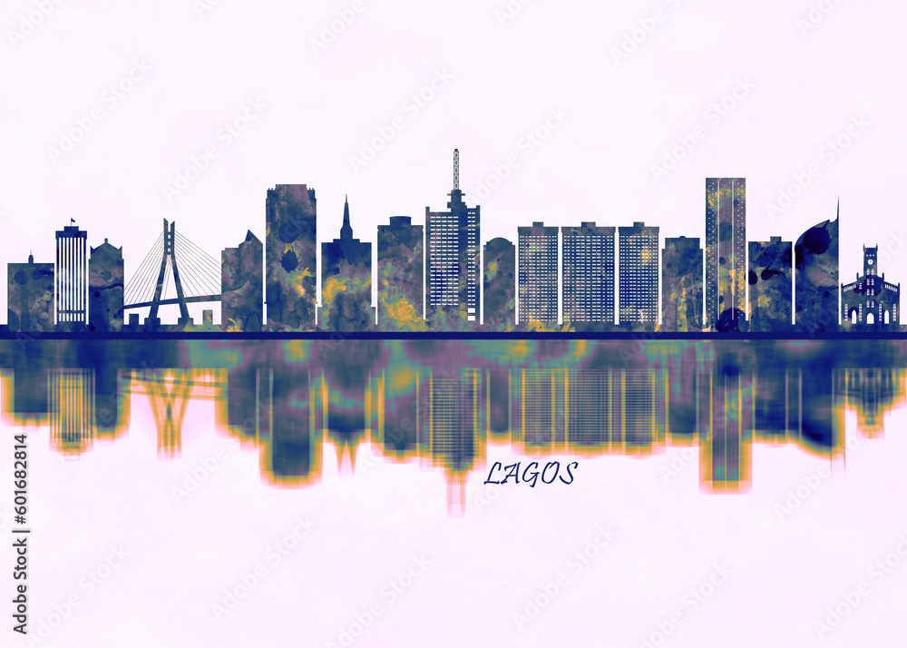 Lagos Skyline. Cityscape Skyscraper Buildings Landscape City Background Modern Art Architecture Downtown Abstract Landmarks Travel Business Building View Corporate Lagos Skyline. Cityscape Skyscraper Buildings Landscape City Background Modern Art Architecture Downtown Abstract Landmarks Travel Business Building View Corporate