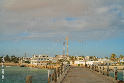 View of Djerba, a large island in southern Tunisia