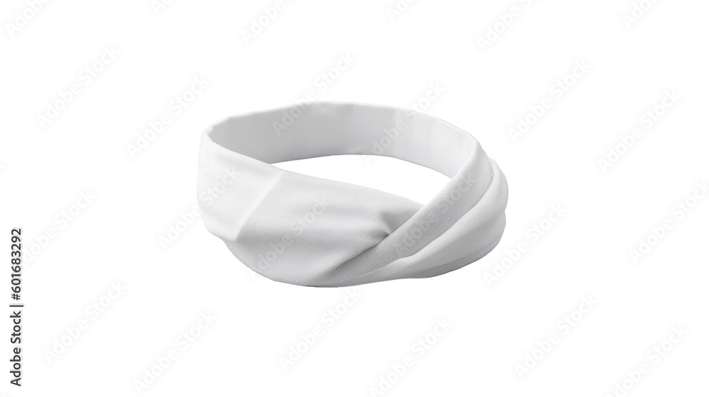Headband isolated on transparent background. Generative AI Headband isolated on transparent background. Generative AI