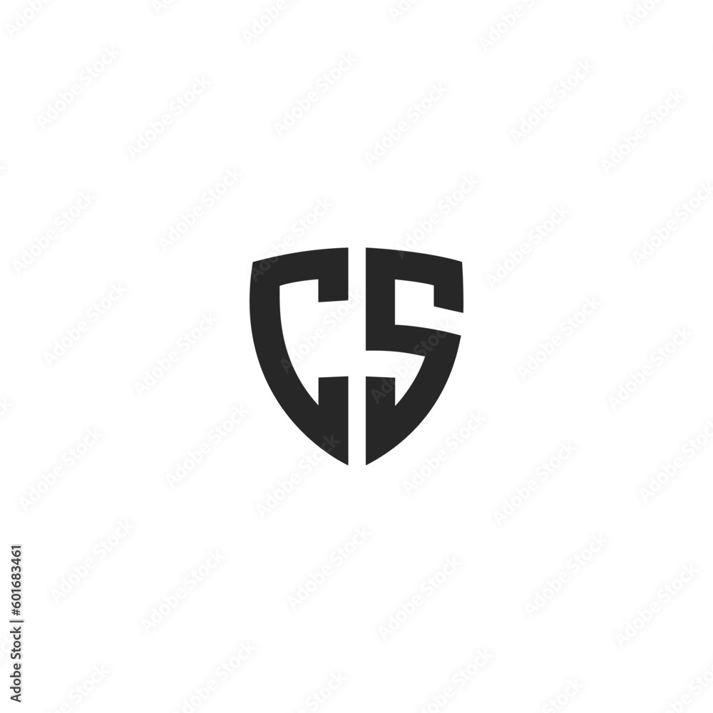 Obraz premium unique CS logo designs