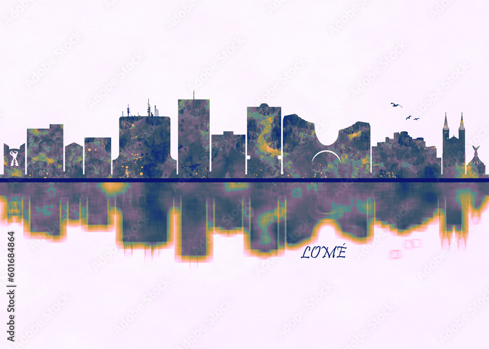 Lome Skyline. Cityscape Skyscraper Buildings Landscape City Background Modern Art Architecture Downtown Abstract Landmarks Travel Business Building View Corporate Lome Skyline. Cityscape Skyscraper Buildings Landscape City Background Modern Art Architecture Downtown Abstract Landmarks Travel Business Building View Corporate