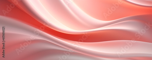 abstract pink and white silk background. Generative Ai