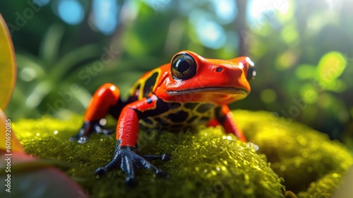 Poison frog in the wild. Generative AI