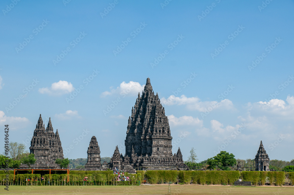 Fototapeta premium Majestic Prambanan Temple, a Jewel of Indonesian Architecture