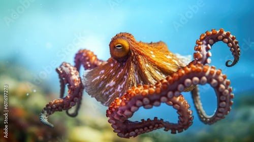 Octopus in the wild. Generative AI © piai