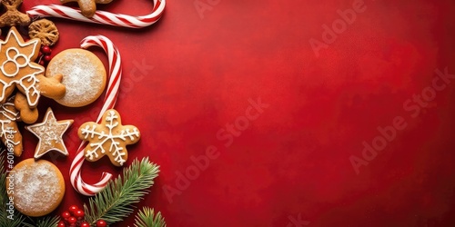 christmas ornaments, decoration, cookies, with generative ai