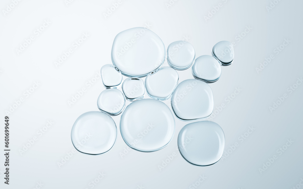 Transparent glass bubbles background, 3d rendering. Transparent glass bubbles background, 3d rendering.