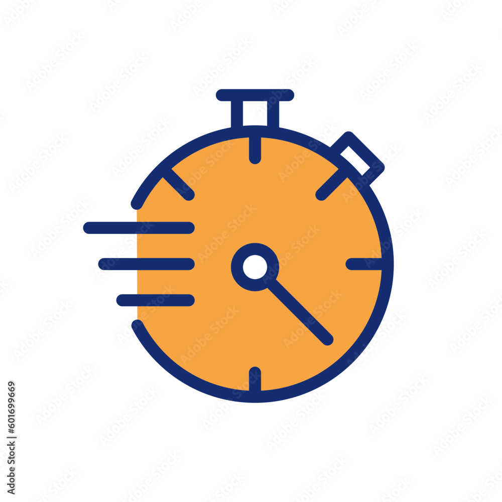 Stopwatch pixel perfect RGB color icon. Countdown tool. Precise measurement. Sport timer. Isolated vector illustration. Simple filled line drawing. Editable stroke. Arial font used Stopwatch pixel perfect RGB color icon. Countdown tool. Precise measurement. Sport timer. Isolated vector illustration. Simple filled line drawing. Editable stroke. Arial font used