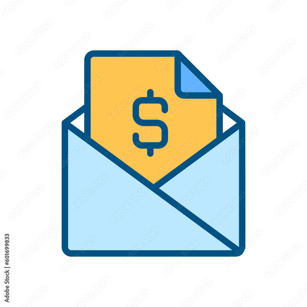 Mailing pixel perfect RGB color icon. Send documents, contracts. Workplace email etiquette. Communication. Isolated vector illustration. Simple filled line drawing. Editable stroke. Arial font used Mailing pixel perfect RGB color icon. Send documents, contracts. Workplace email etiquette. Communication. Isolated vector illustration. Simple filled line drawing. Editable stroke. Arial font used